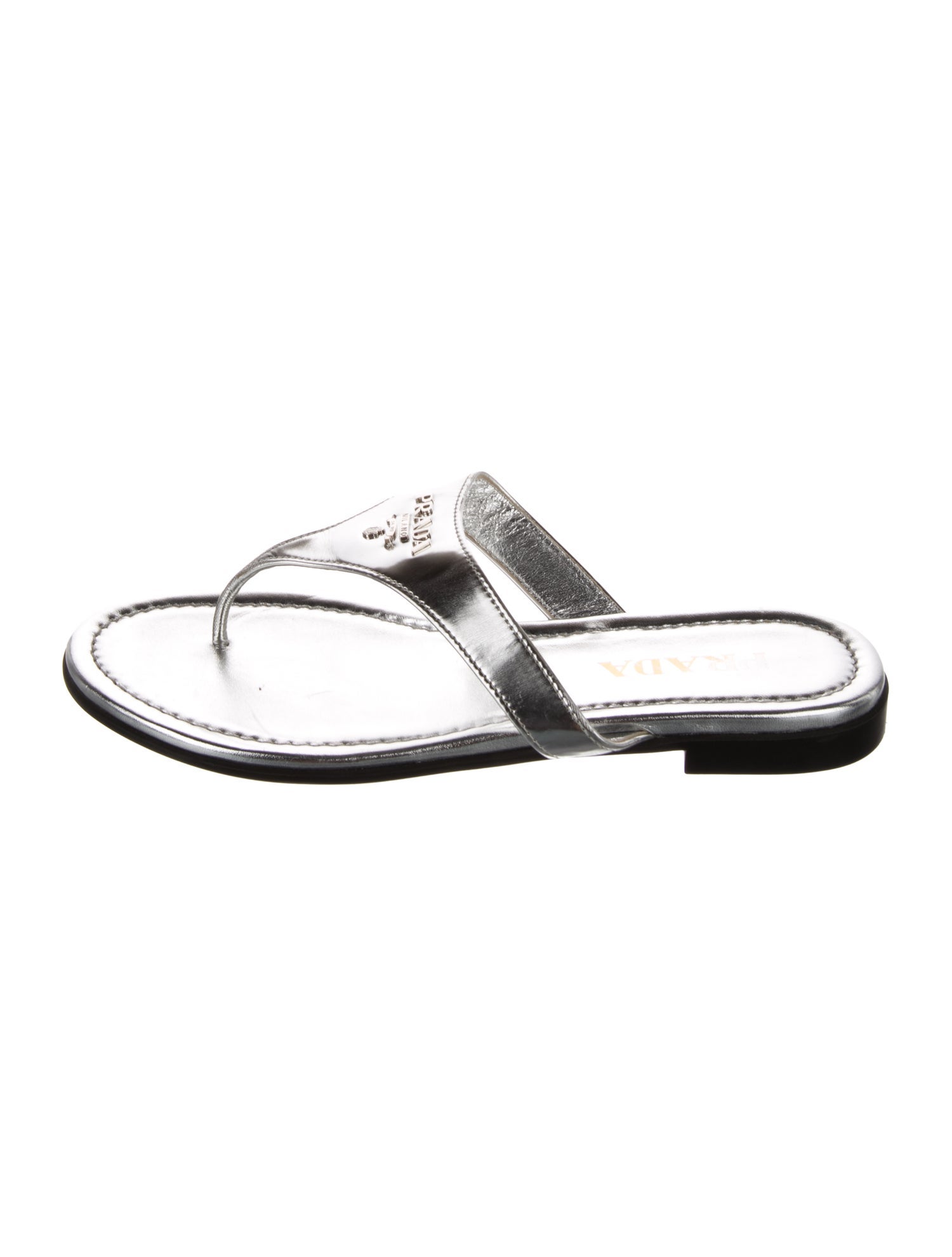 Prada Patent Leather Slides